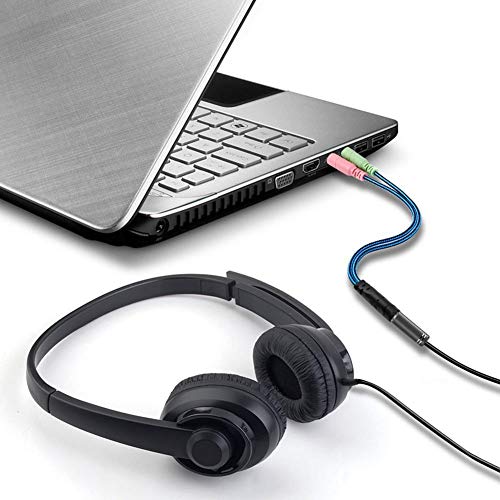 Адаптер-Сплитер за слушалки REYTID 2 м с микрофон и съединител за слушалки, слот за слушалки Astro A10 и А40