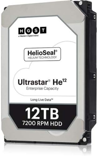 HGST 0F30145 3,5 инча 12 TB ES 72000ОБ/мин 256 MB SATA 6 Gb/сек. 512E SED Ultrastar He12 Гол