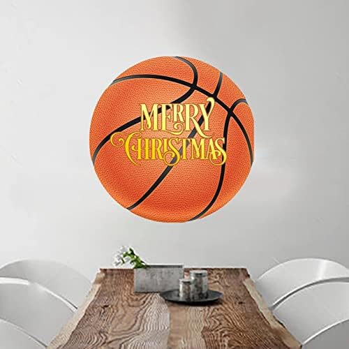 Весела Коледа Баскетболно Стикер за стена за Офис Цитат на Стикери за Стена Стикер Детски Треньор на Момчетата Баскетболист Подаръци в Класната Стая Уютна Спалня ?