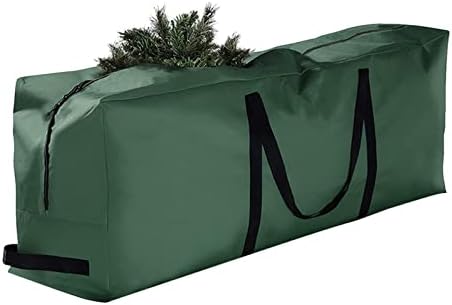 кутия за съхранение на коледно 48 инча /69 см, пластмасова твърда, чанти за съхранение на коледната елха, чанти за съхранение