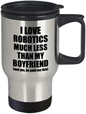 Чаша за Пътуване Robotics Приятелка Забавна Идея за Подарък За Свети Валентин За Моите Момичета От Приятеля I Love Coffee