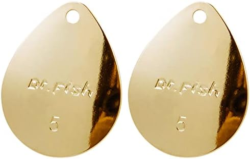Dr.Fish 30/60 бр. Риболовна Блесна С Нож Colorado Willow Комплект Цвят: Златист, Сребрист Блесна С Лесно Въртяща се Блесна