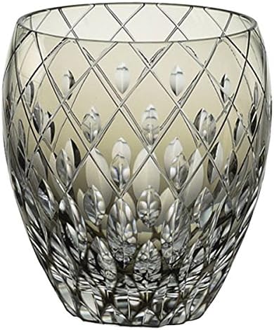 Кагами Crystal Едо Кирико традиционен майстор на Синодзаки Хидеаки шочу каменна стъкло Черен T682-2641-BLK