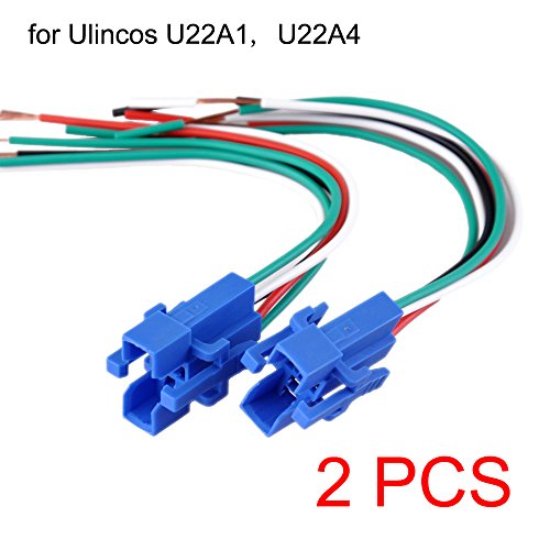 Косичка Ulincos® 22 мм Конектор кабели, Штепсельная разклона за кнопочного прекъсвач U22A1, U22A4 (комплект от 2 броя)