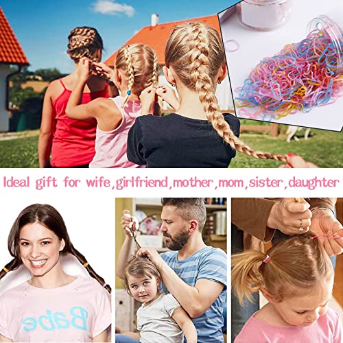Еластични ленти за коса 500шт Детска Въже За Коса за Еднократна употреба на Дъвка Момиче Детето Силно Дърпа