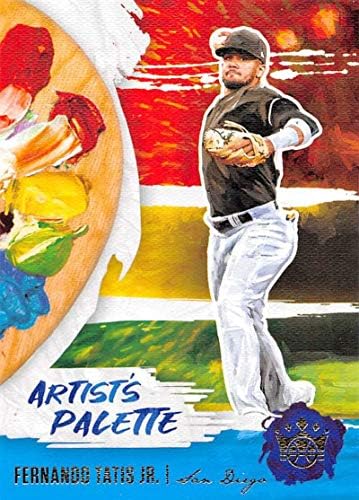2020 Палитра на художника Панини Diamond Kings Номер 9 Фернандо Татиса-младши . Търговската картичка бейзбол San Diego Padres
