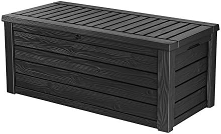 Голяма палубная кутия от смола Keter Westwood обем 150 литра -Организация и съхранение, тъмно сиво, и Настолна кутия