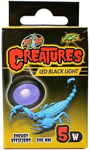 Led лампа Zoo Med Creatures Черен на цвят - 5 W, 690541, 5 мм / 2,31 инча