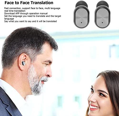Слушалки-писмени езици, Безжични Слушалки Bluetooth Hi-Fi Стерео Устройство-Преводач, Поддръжка на 144 Езика, Незабавен Гласов преводач, Музика и разговори