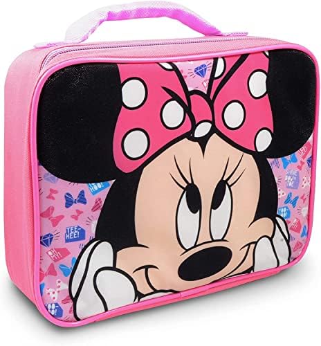 Кутия за обяд с Мини Маус от магазин за момичета Disney, Комплект за деца ~ Благородна Изолирано чанта за обяд с Мини