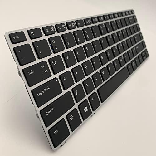 yhfshop Замяна на лаптопа Американска Клавиатура с подсветка, Без Сочещи клавиатура за HP EliteBook Folio 9470M 9470