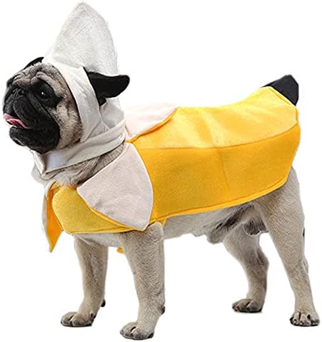 Костюм на куче-банан - Забавен Костюм Кучетата за Хелоуин, Гащеризон за Cosplay във формата на Банан във формата на Плод