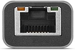 PEPPER JOBS USB-C-hub 4-в-1, многопортовый адаптер с гигабитным Ethernet и USB 3.0, щепсела и да играе, е съвместима