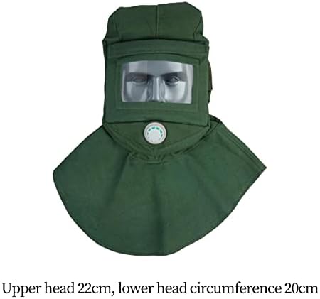 Абсорбатор за Песъкоструена Milageto със защитна маска От вятър и Прах, Инструмент За Защита от Прах, Дишаща Шал, Дъждобран