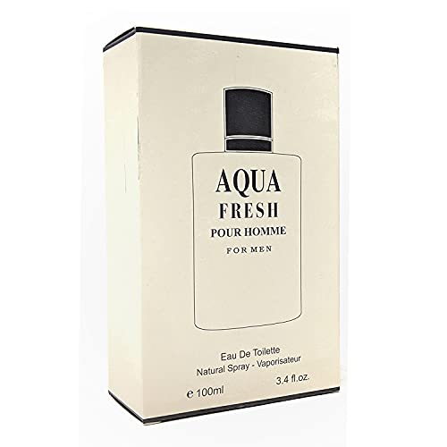 Мъжки парфюм META-BOSEM AQUA FRESH Тоалетна вода, Натурален спрей, Прекрасен подарък, Мъжки аромат за ежедневна и официална употреба, за всички типове кожа, 3,4 ет. унция /100 мл