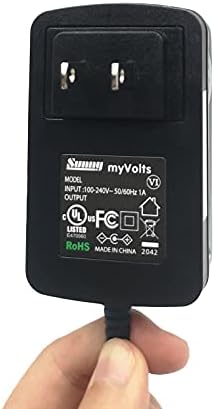 Захранващ Адаптер MyVolts 9V, съвместим с блок захранване VTech Обучение Tablet PSU /Уплътнител за него - US Plug