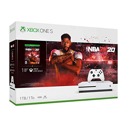 Конзола Xbox One S обем 1 TB - комплект NBA 2K20 (обновена) [видео игра]