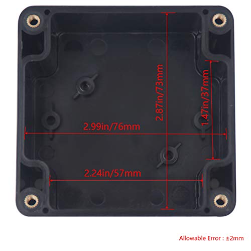 Otdorpatio 2 Опаковки Разпределителните кутия IP65 Водоустойчив корпус от ABS пластмаса за електрически проекта