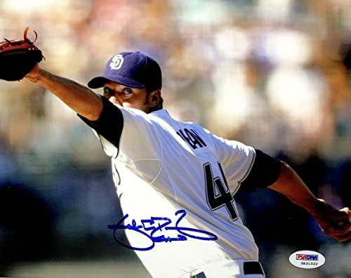 Джейк Peavy Подписа Бейзболен снимка 8x10 PSA 3A31522 San Diego Padres - Снимки на MLB с автограф