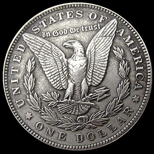 Монета на Повикване Скитник Монета Шанту Американски Морган Копие с Двустранна Глава Възпоменателна Монета Събиране