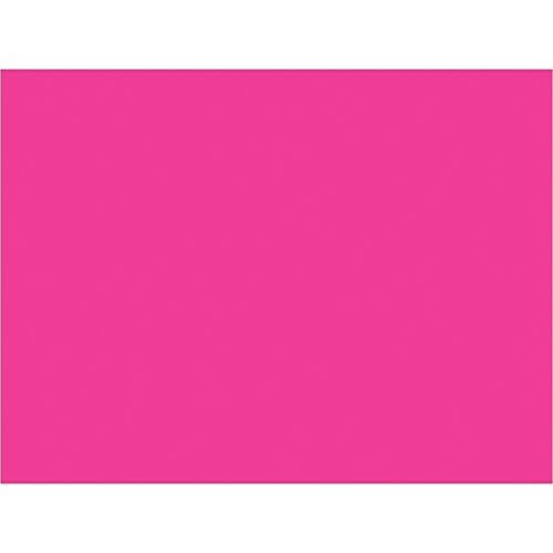 Правоъгълни Етикети за извършване на опис Tape Логика, 3 x 4, Флуоресцентно розово, 500 / ролка