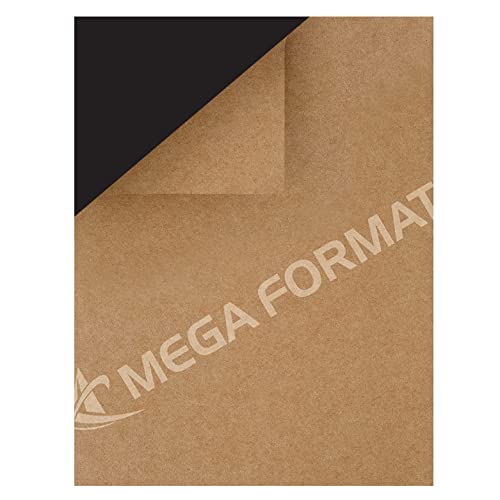 Черен акрилен лист Mega Format - Трайно гъст покритие от плексиглас за произведения на изкуството, обложки, прозоречни