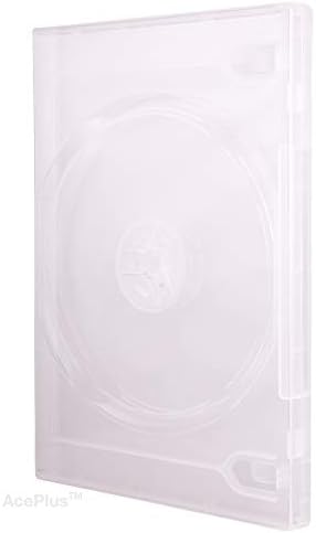 Двухдисковые калъфи за DVD-та AcePlus 10 Super Clear стандартна дебелина 14 мм, с прозрачна оборачивающейся обвивка (10 броя