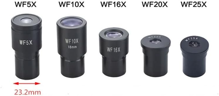 Комплект аксесоари за микроскоп за Възрастни Широкоъгълен Окуляр Микроскоп WF5X WF10X WF16X Интерфейс WF20X WF25X