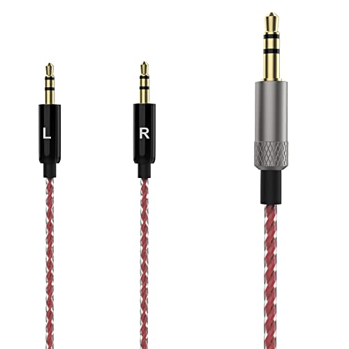 Сменяеми кабела Xivip е Съвместим със слушалки Sol Republic Master Tracks HD V8, V10, V12, Sol Republic X3 (червен), дължина на кабела 4 метра