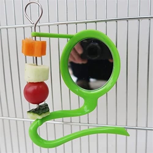 WIONC Slr играчка за птици, за да Клетки с Пластмасова поставка за Костур, Метален Държач за Плодове и Зеленчуци, А