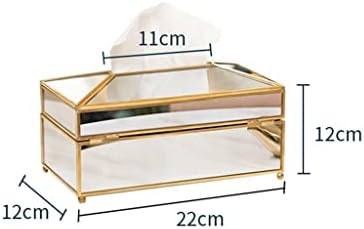 Кутия за Салфетки SAWQF Домашен Декоративен съд Златни Автомобилни Притежателите Покриване на Метални Изделия от Хартиена