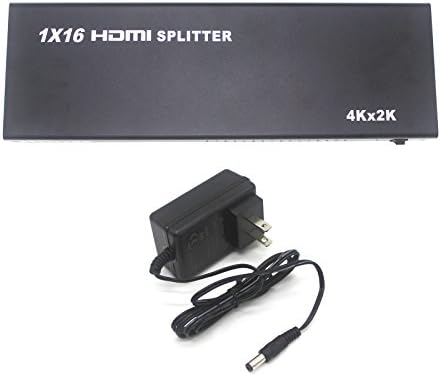 Оптимален магазин HDMI-сплитер 1 вход Изход 16 16 порта 1x16 Full HD 1080P HDMI 1.4 Сплитер с ключа Converter Поддържа формат