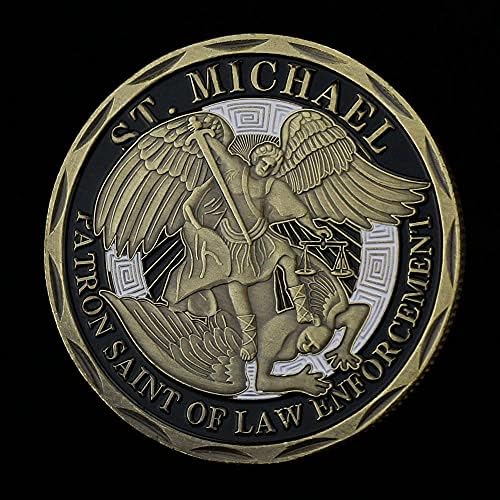 Полицейска монета Офицер Мед Позлатени Подарък Светец-Покровител на правоохранителните органи за Събиране на