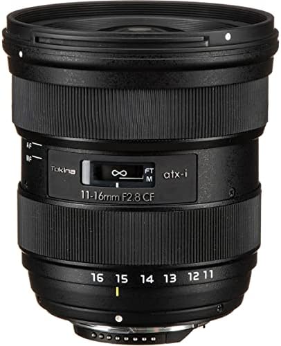Обектив Tokina ATX-i 11-16 мм CF f/2.8 за Nikon F, Комплект с комплект филтър Hoya 77 мм II, Комплект за почистване,