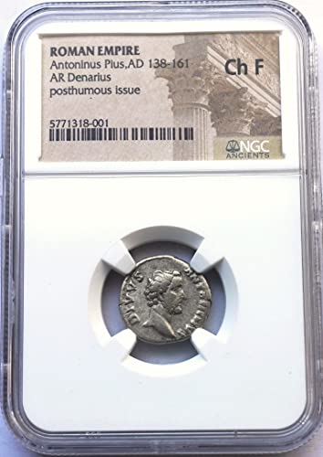 ТОВА 138-161 години, крумовград, Древен Имперски Рим, император Антонин Пий Античната Римска Сребърна монета Denarius