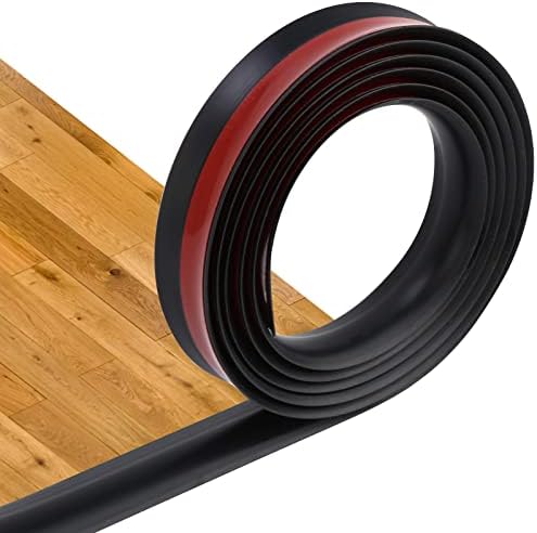Самозалепващи Преходна Лента За килими и подови настилки С кант PVC (6,56 фута, черен)