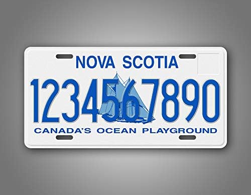 Знаци и етикети на линия Нова Скотия, Канада Персонализирани Регистрационен номер Детска площадка Canada's