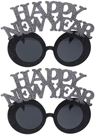 Amosfun Детски подарък 2 елемента 2020 Коледни Очила За Новогодишната парти Очила За Новостите Вечерни Очила За Новогодишната