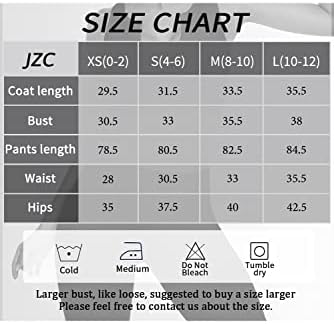 JZC Тренировочная дрехи за Йога за Жени, Безшевни Спортни Комплекти за упражнения в Рубчик от 2 части
