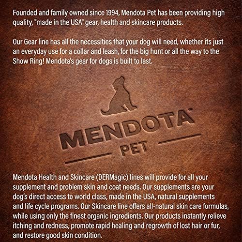 Mendota Пет Slip Leash - Разход на каишка за кучета и яка - Произведено в САЩ - Камуфлаж, 1/2 инча х 6 метра - за едри породи