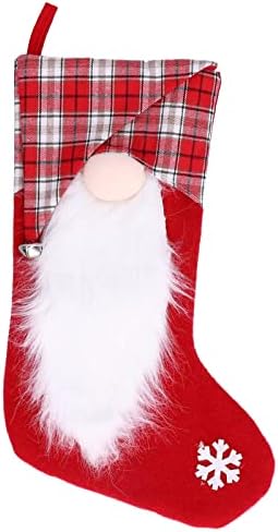 plplaaoo Коледни Чорапи с окачване, Чанта с каишка, Сладък Коледен Отглеждане, Подарък Пакет с изискана празнична