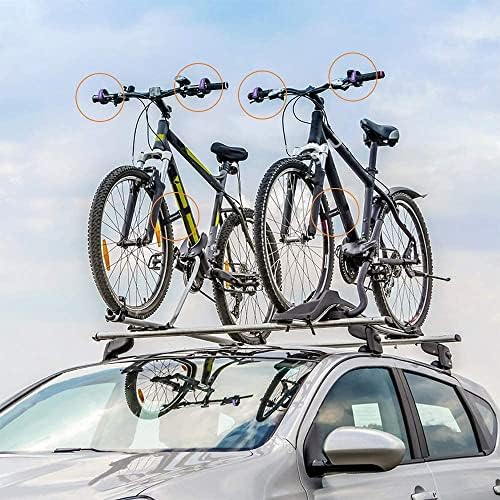 Колани за каране на велосипед багажник LuBanSir, 8 Опаковки (8 и 24) Регулируеми колани-стабилизатори на велосипед за предотвратяване на въртене каране на колело
