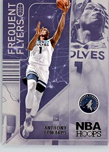 Търговската картичка баскетболист в НБА Антъни Едуардс Минесота Тимбъруулвс №1 Често летящи Обръчи 2022-23