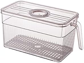 Специална кутия за съхранение на ZINPAR за кухненски хладилник с дръжка, кутия за съхранение на пресни продукти, довършителни