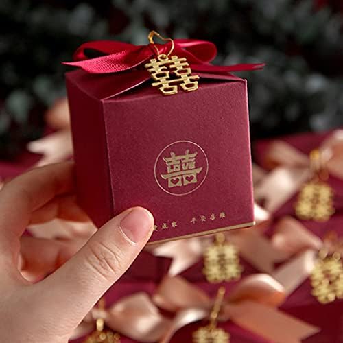 SOIMISS Китайски Кутии за сватбени шоколадови Бонбони, Кутии за подаръци, за Сватбени партита 20pcs Китайски
