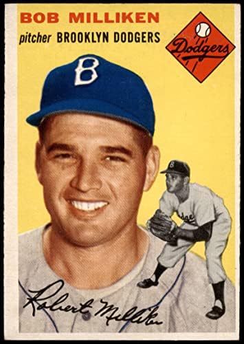 1954 Topps 177 Боб Миликън Бруклин Доджърс (Бейзбол карта), БИВШ играч на Доджърс