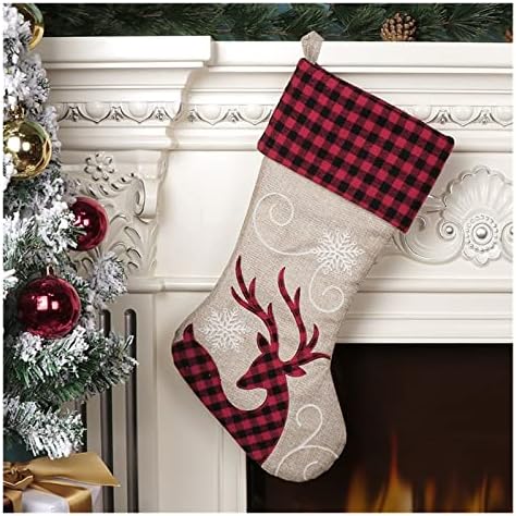 Дефлабораторные Чорапи, Коледни Чорапи, Подаръчни Пакети с Участието на Лосове, за Украса на Коледната Елха, Детски Подаръчни Торбички, Пакетчета. Коледни Чорапи
