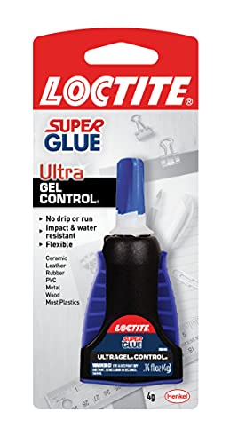Loctite Super Лепило Течен бутилка с дълго гърло и цианоакрилатный лепило незабавни действия, флакон 0,35 течни унции, опаковка