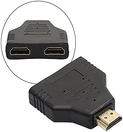 SaiDian 1бр HDMI 1 до 2 Конвертор 1080P Мъжки до Двойно HDMI Женски DVD Аудио Сплитер Адаптер HD Конверсионный Щекер