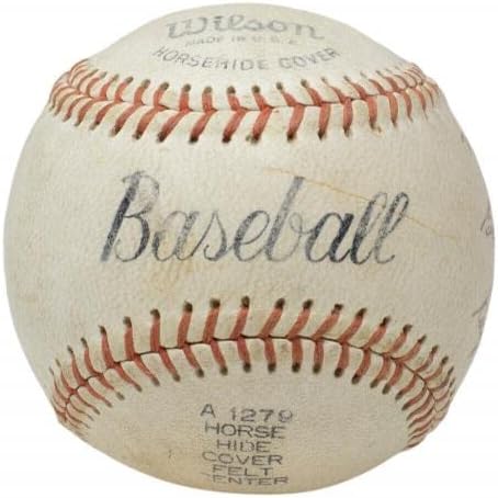 Роджър Maris подписа Бейзболен търг Ню Йорк Янкис Wilson LOA Auto 9 Бейзболни топки с автографи